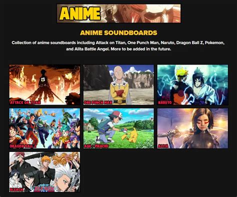 Anime Soundboard